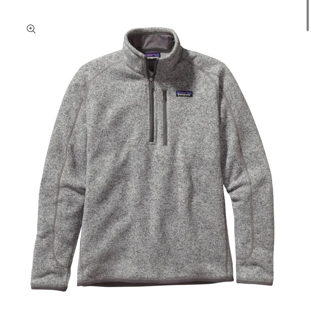 Patagonia Gray Quarter-Zip Fleece Pullover Men’s Medium